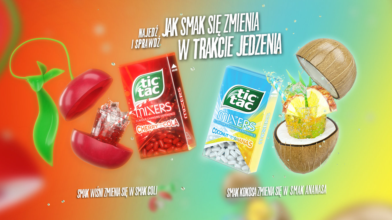 Spółki Dentsu Aegis Network Polska wspierają mediowo nowy smak Tic Tac