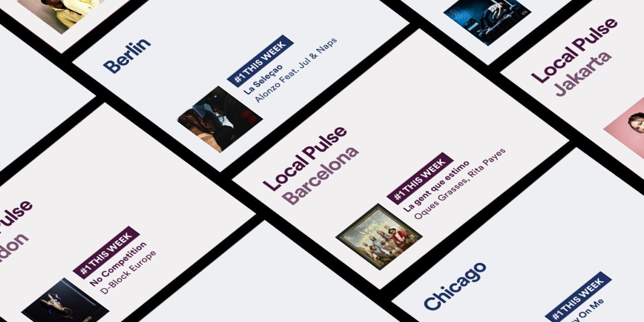 Neue Spotify Charts-Website für ausgewählte Städte und Genres