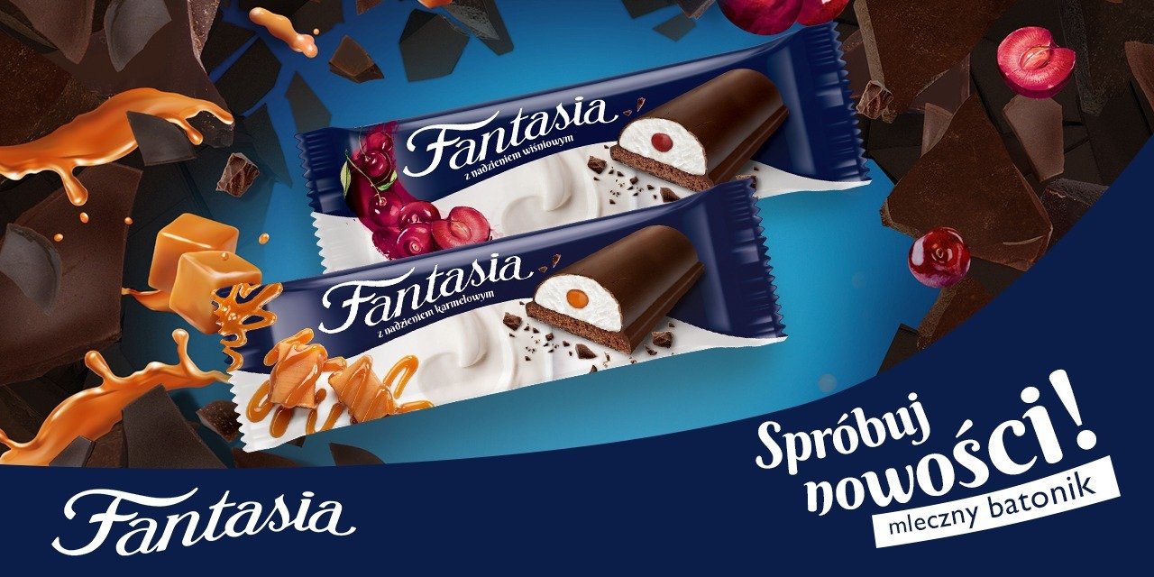 Rozsmakuj się w nowym batoniku Fantasia!