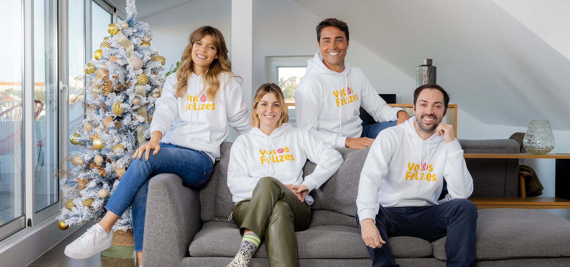 Andreia Rodrigues, Diogo Valsassina, Jessica Athayde e Ricardo Pereira fazem “Votos Felizes”