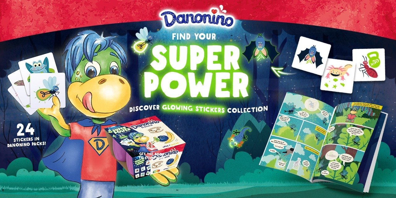 Odkryj swoje supermoce z Danonino