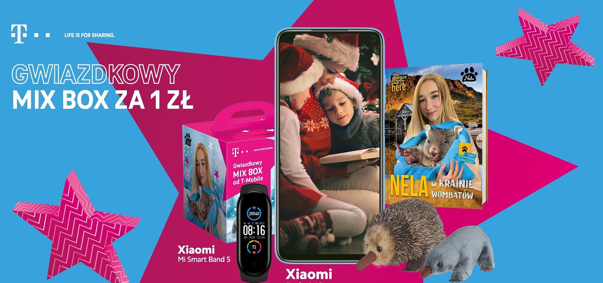 Startują gwiazdkowe MIX BOX-y za złotówkę od T-Mobile