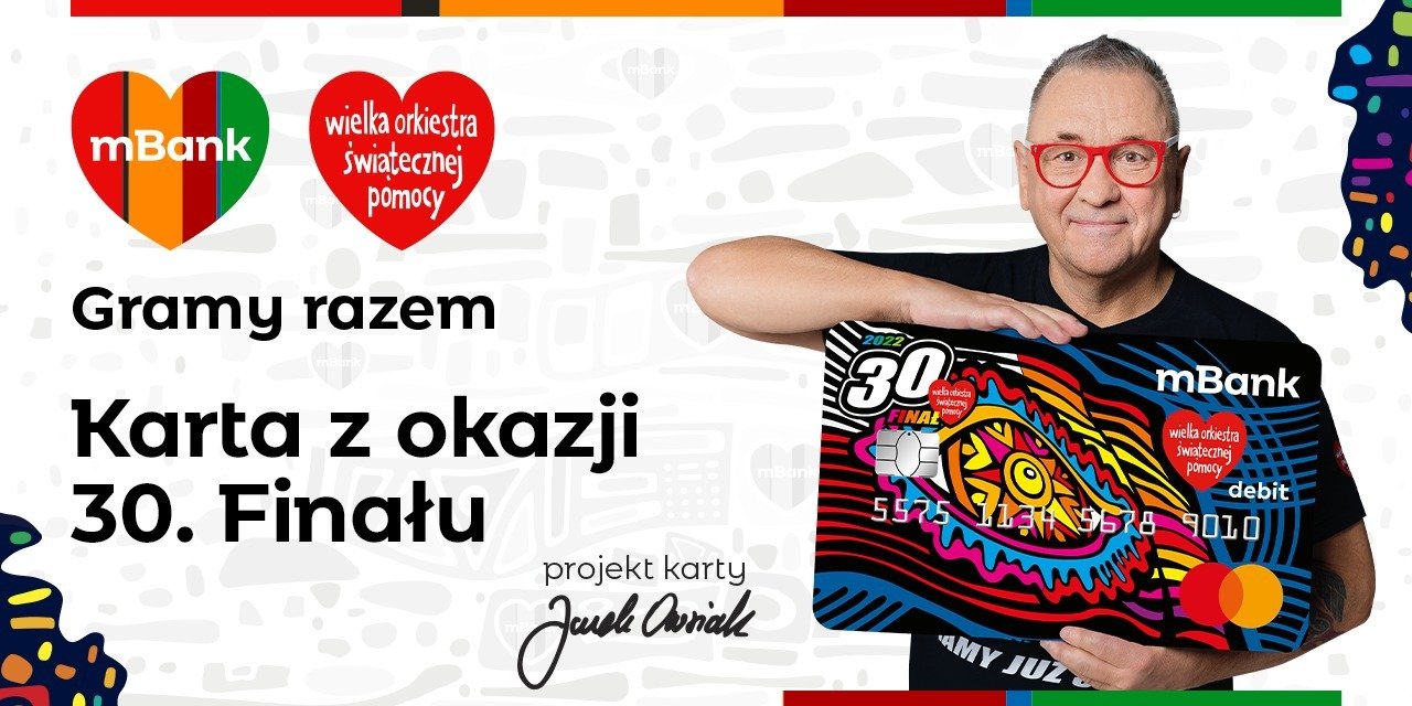 mBank gra na jubileuszowym 30. Finale WOŚP