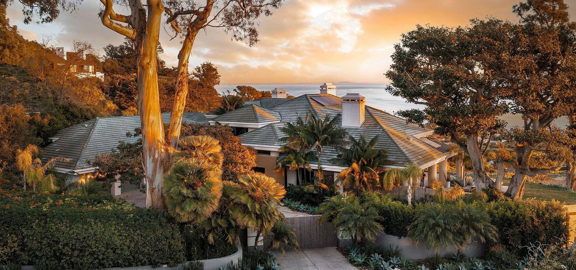 Ridgetop Contemporary Estate on More Than Two Acres with Panoramic Ocean Views in Hope Ranch Listed by Coldwell Banker Realty for $21.5 Million