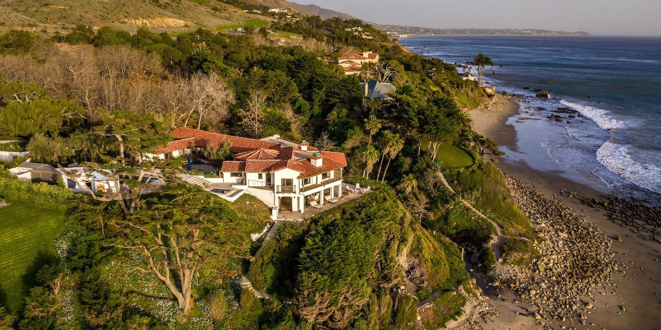 Breathtaking Private Beachfront Compound Oasis of “Yellowstone” Actress Barret Swatek & Adam Weiss listed for $99.5 Million by Coldwell Banker Realty