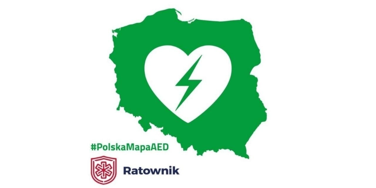 Powstaje #PolskaMapaAED w Aplikacji Ratownik