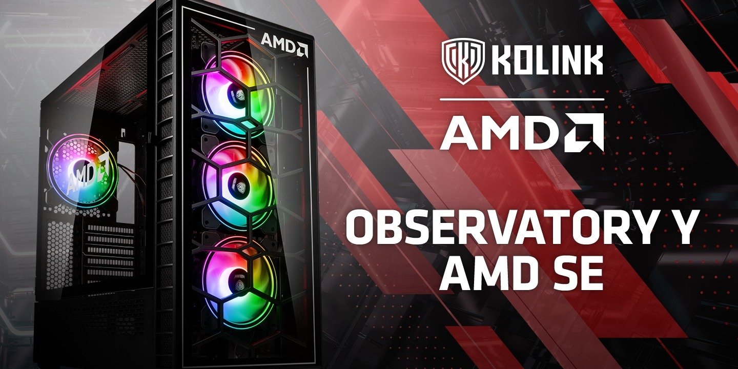 Kolink Observatory Y AMD SE - Das Team Red Gehäuse
