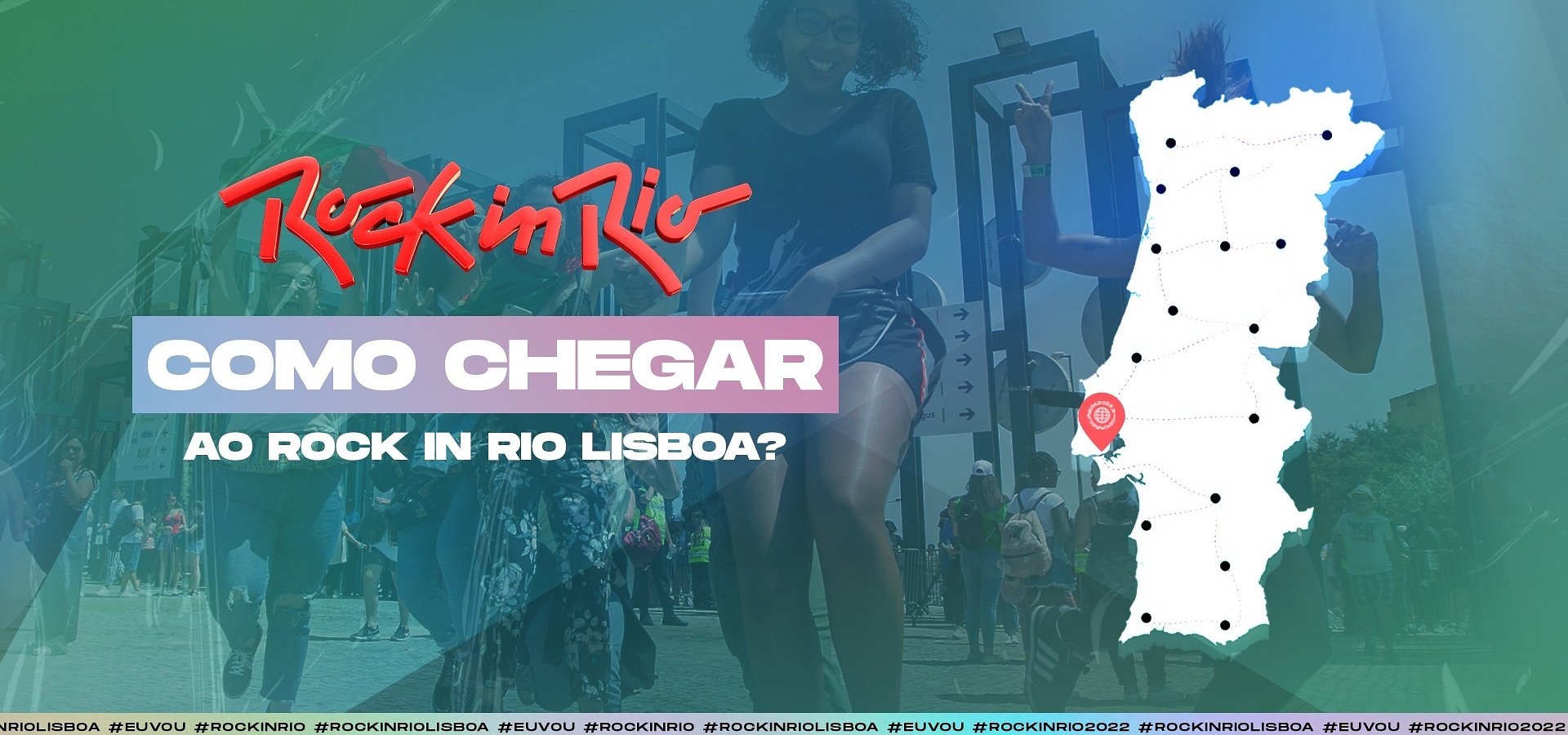 Rock in Rio convida visitantes da Cidade do Rock a irem de transportes