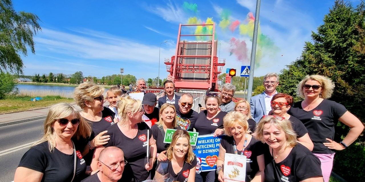 Most zwodzony w Dziwnowie nosi imię WOŚP