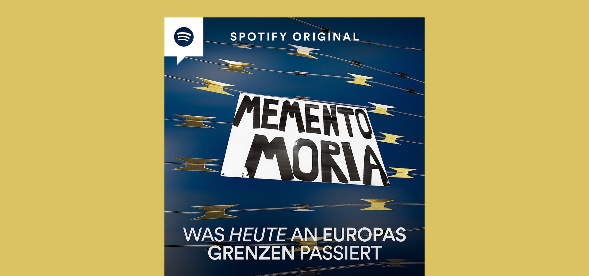 „Memento Moria – Was heute an Europas Grenzen passiert”: Spotify startet neuen Doku-Podcast