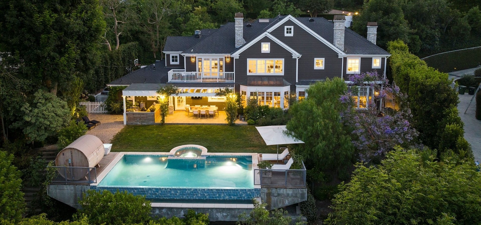 Studio City Longridge Estate with Breathtaking Views Designed by Renowned Architect Ken Ungar Listed by Coldwell Banker Realty for $6.995 Million