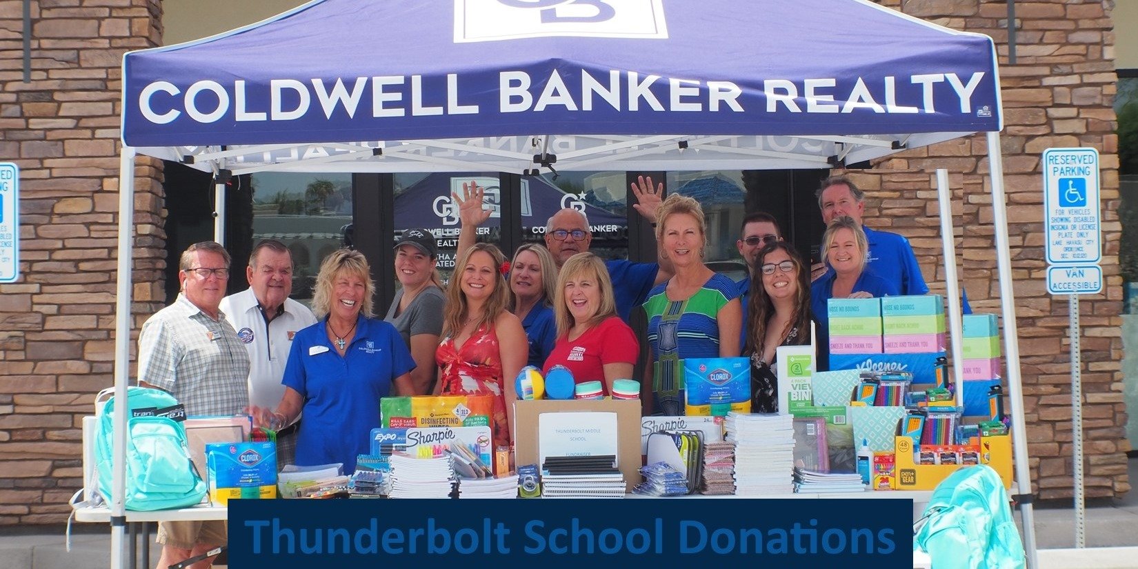 The Lake Havasu Office of Coldwell Banker Realty Arizona Hosts Successful Back-to-School Drive for Thunderbolt Middle School