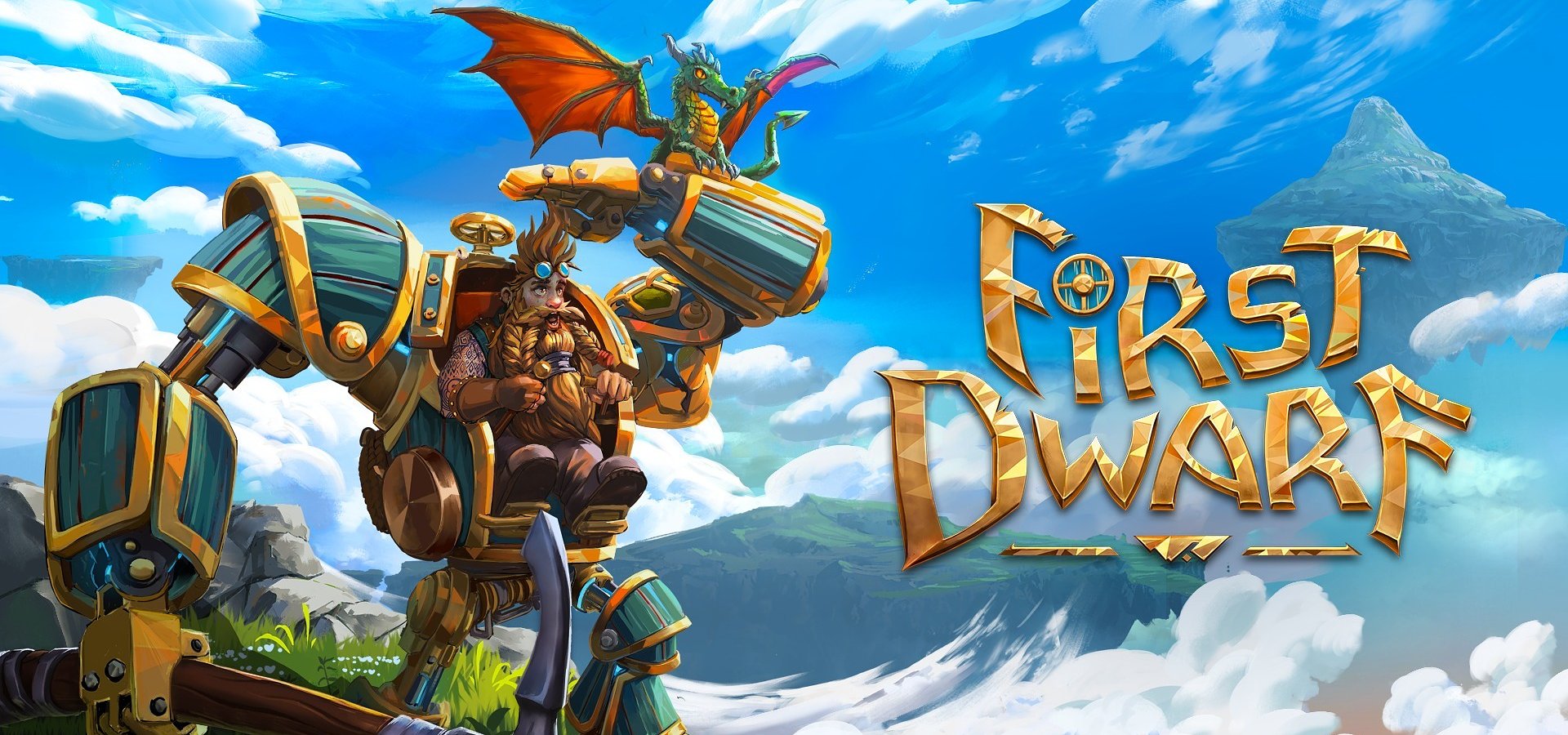 Become a dwarven pioneer in the mysterious floating lands of First Dwarf, a new immersive action RPG