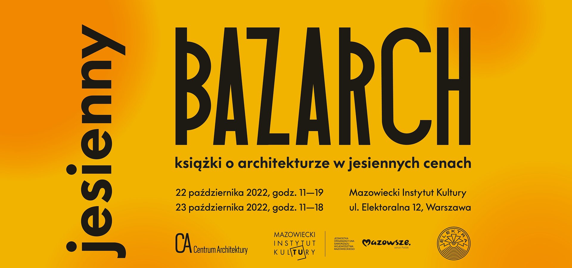 Jesienne targi książki architektonicznej- BAZARCH