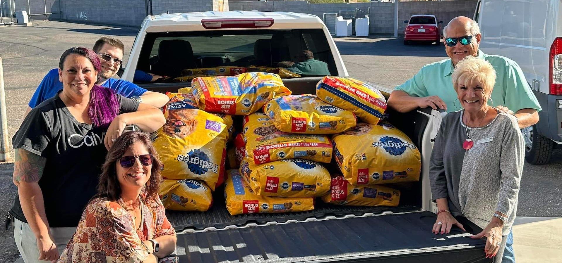 The Lake Havasu Office of Coldwell Banker Realty Collects Over 900 Lbs. of Dog Food for Western Arizona Humane Society
