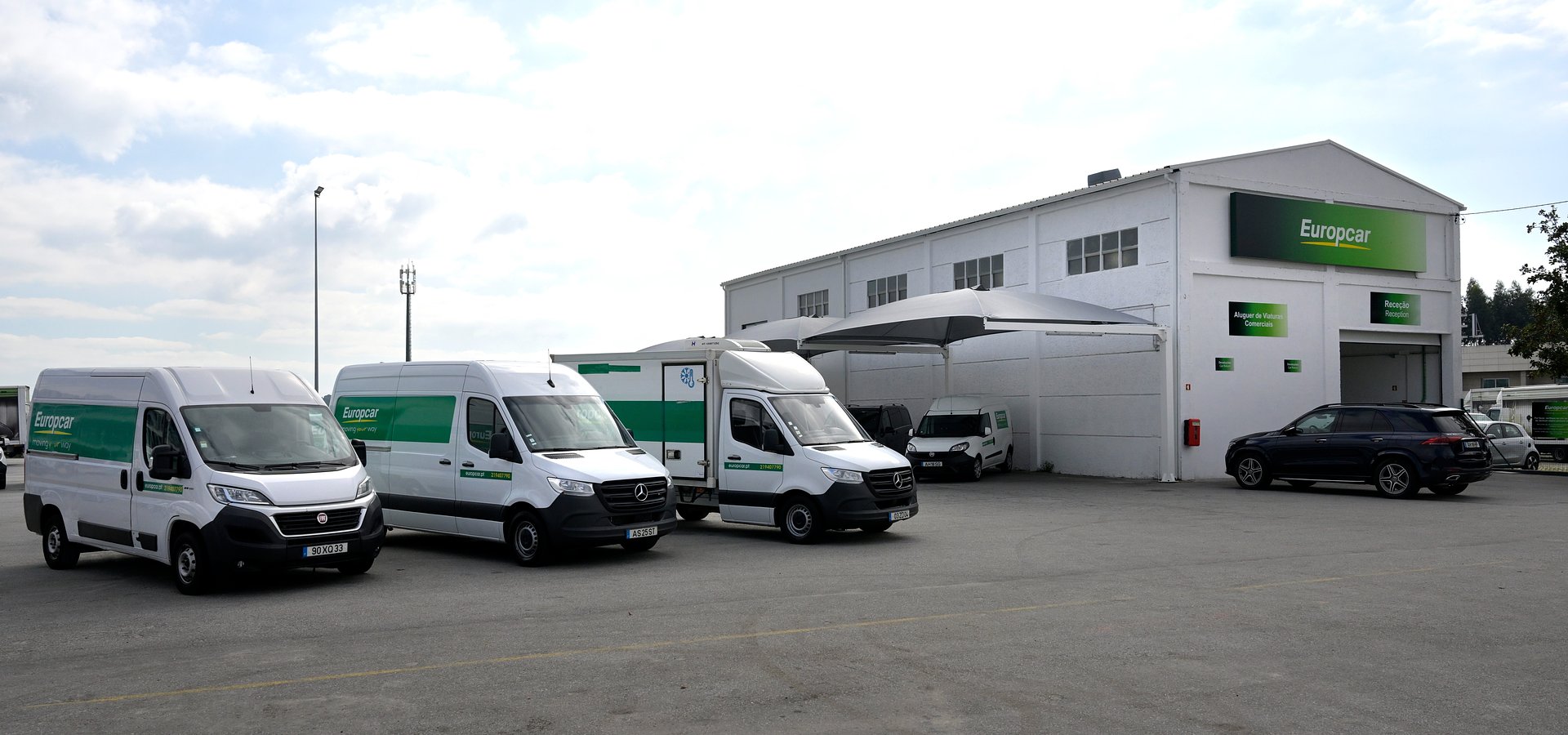 Europcar inaugura primeiro hub de aluguer de automóveis para profissionais em Portugal