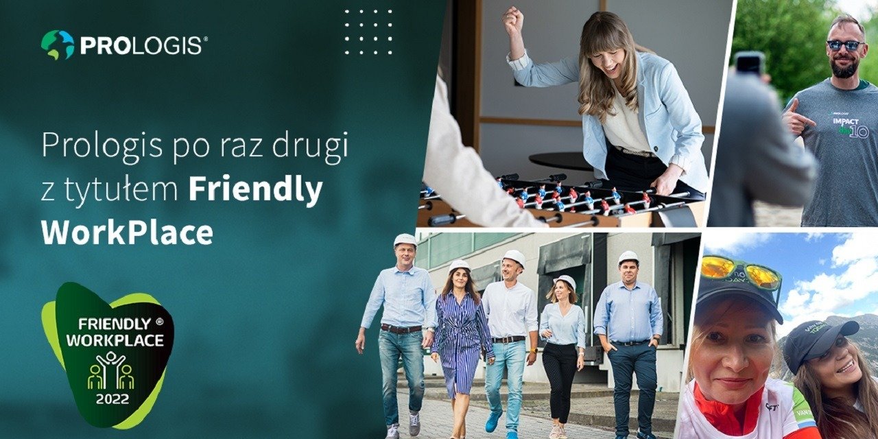 Prologis po raz kolejny uznany za Friendly Workplace