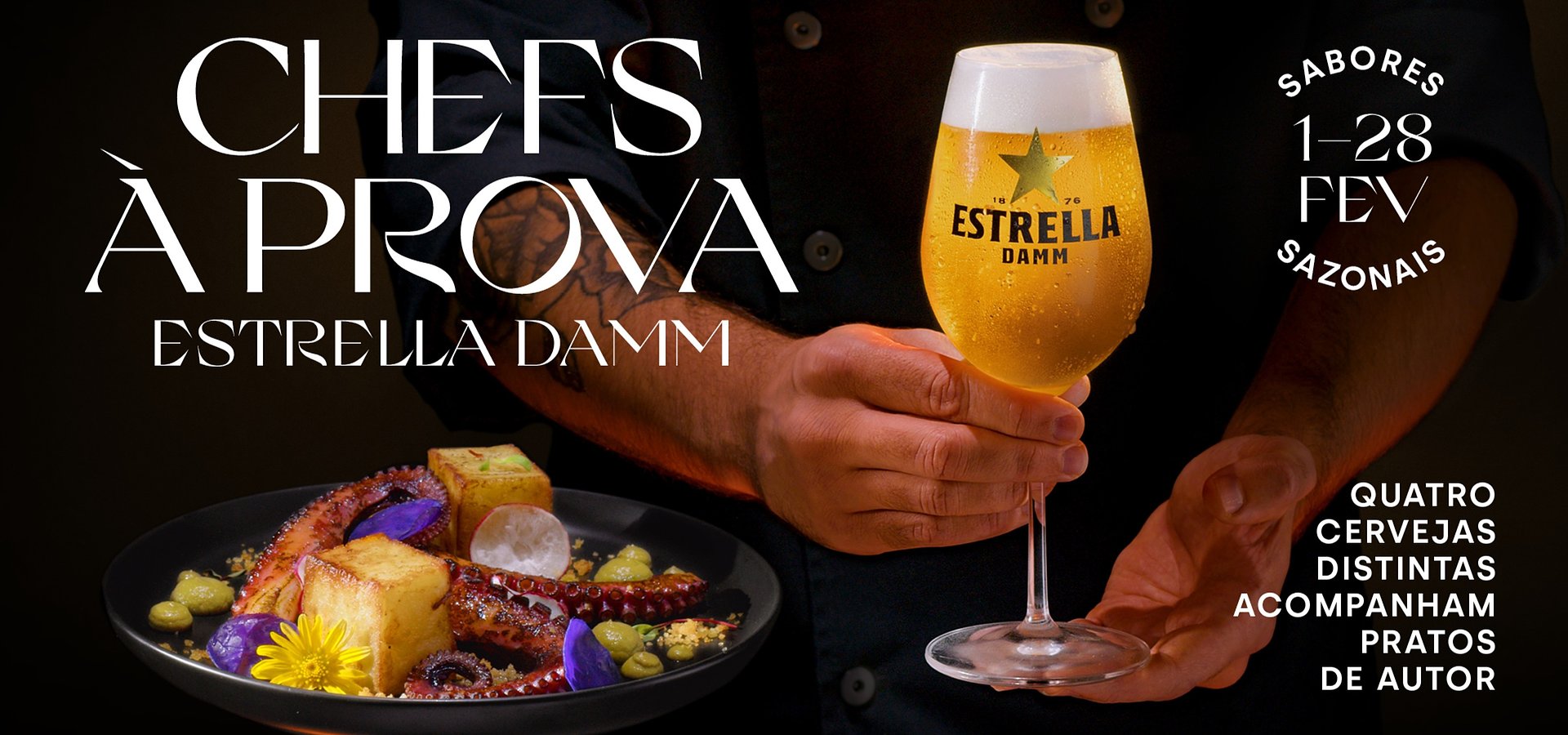 Estrella Damm coloca os “Chefs À Prova” no Algarve