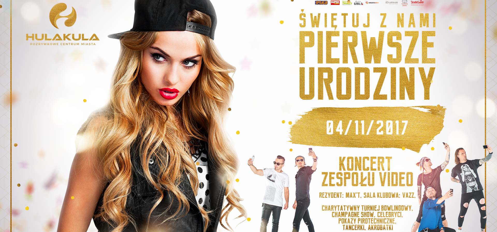 Gwiazdy na pierwszych urodzinach Hulakula i II Charytatywnym Bowlingowym Turnieju Gwiazd