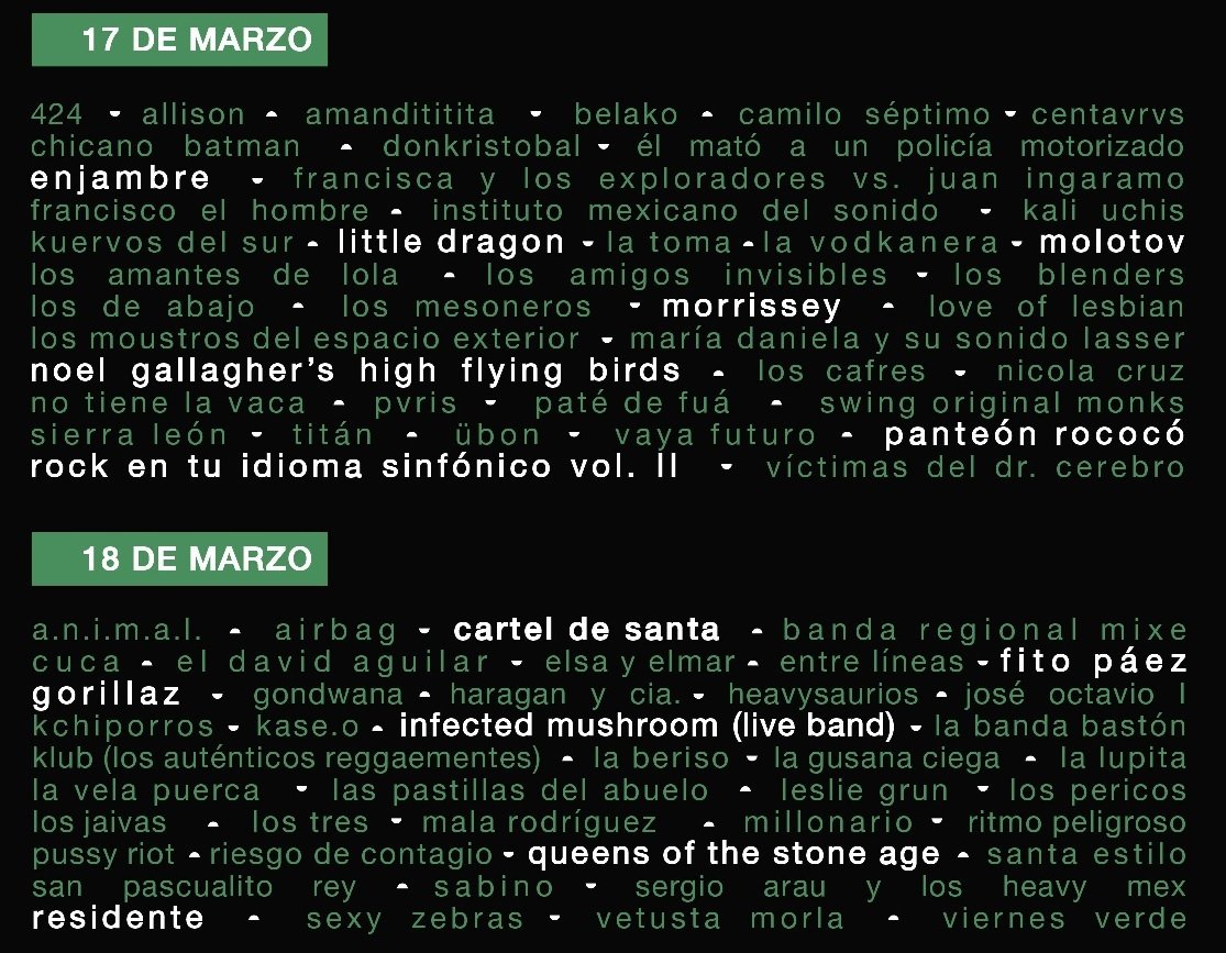 Festival Vive Latino 2018