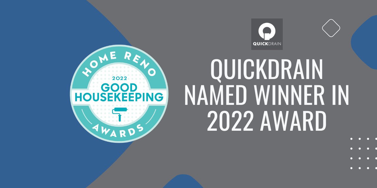 QuickDrain ShowerLine Named a Winner In Good Housekeeping’s 2022 Home Renovation Awards