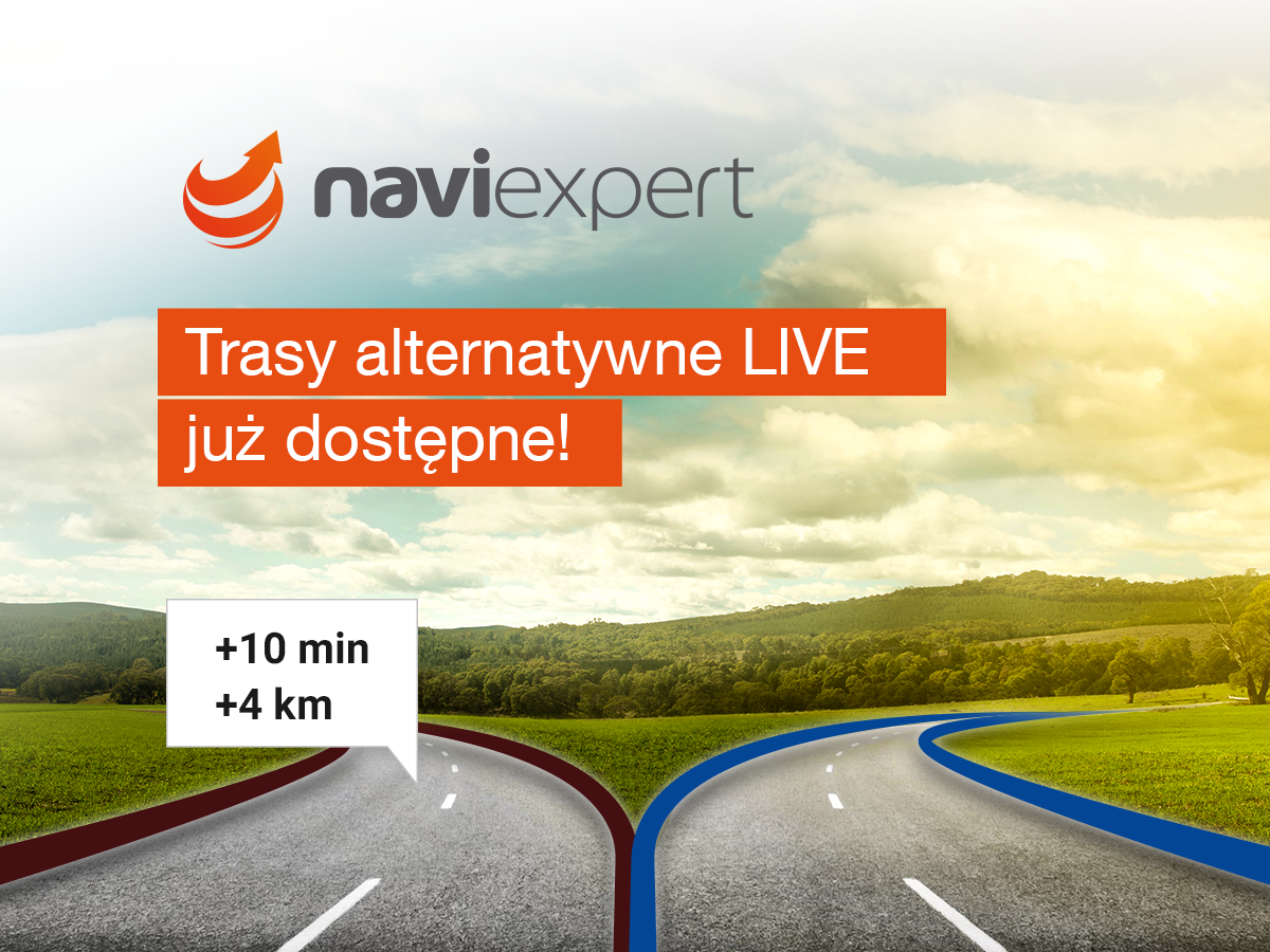 Użytkownik wie lepiej – czyli NaviExpert 11.0 z trasami alternatywnymi LIVE