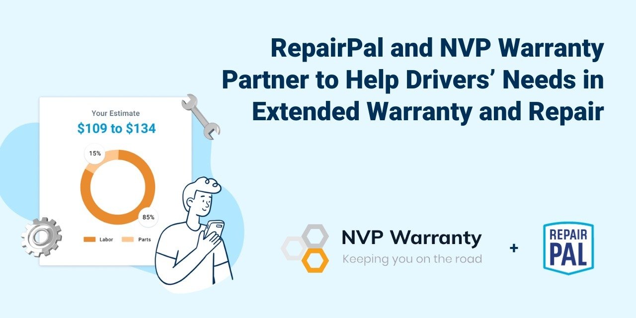 RepairPal and NVP Warranty have joined forces to help drivers' needs in extended warranty and repair