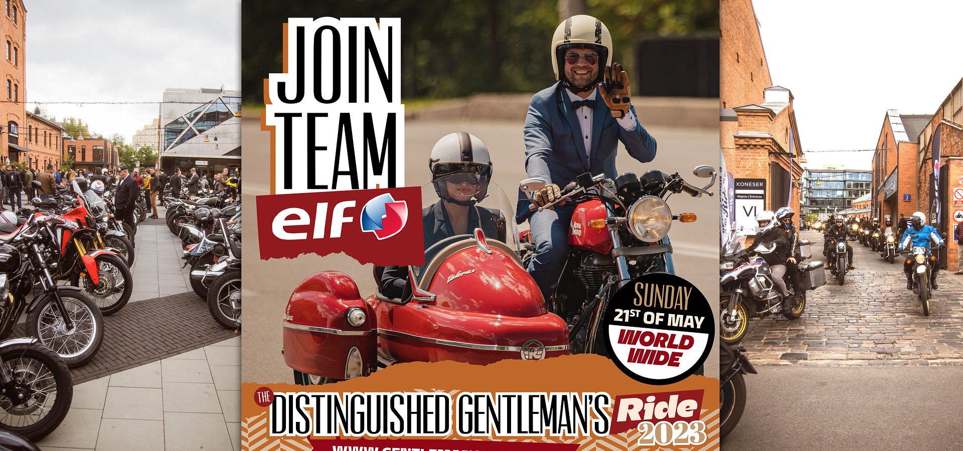 ELF i Distinguished Gentleman's Ride kontynuują wspólną przygodę