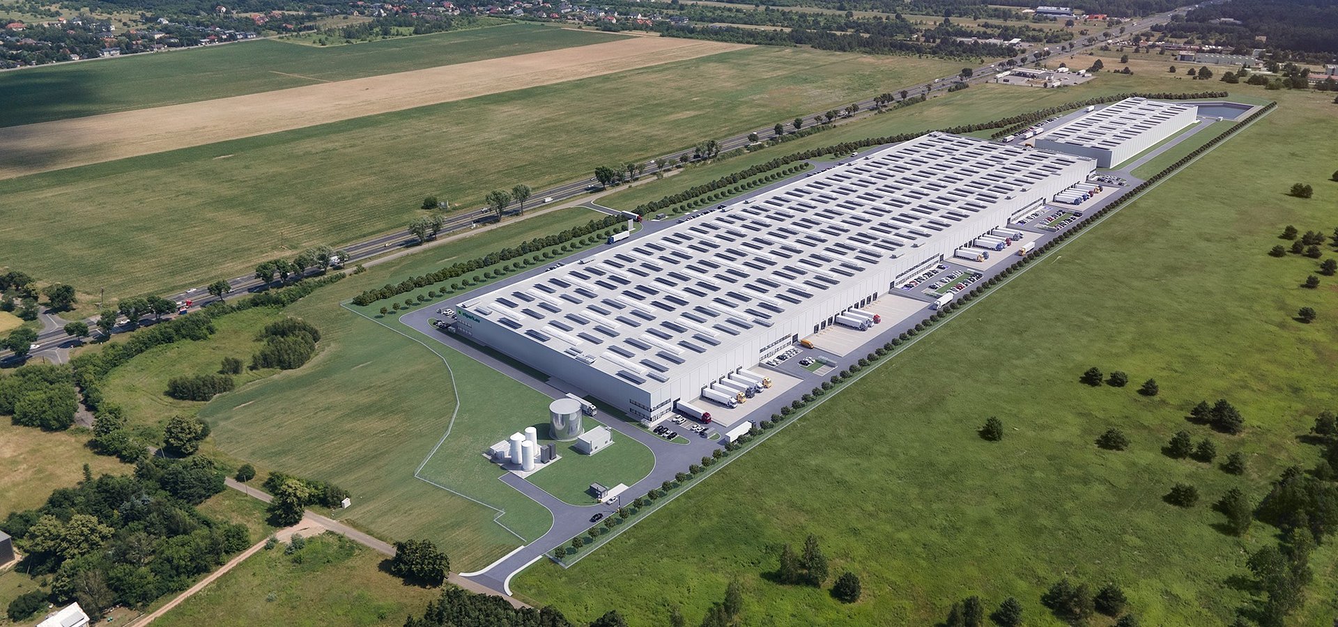 Park magazynowy CTP pod Warszawą z pozwoleniem na użytkowanie i nowym najemcą