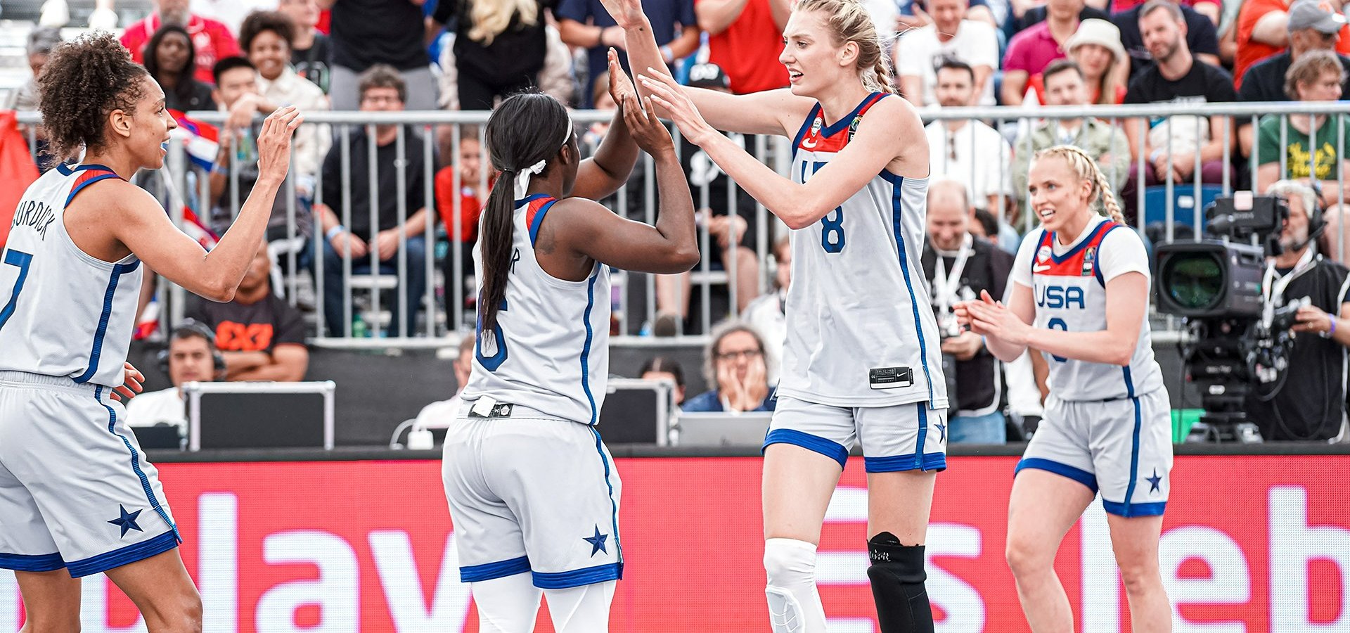 U.S. Women Win Gold at 2023 3x3 World Cup, Men Take Silver