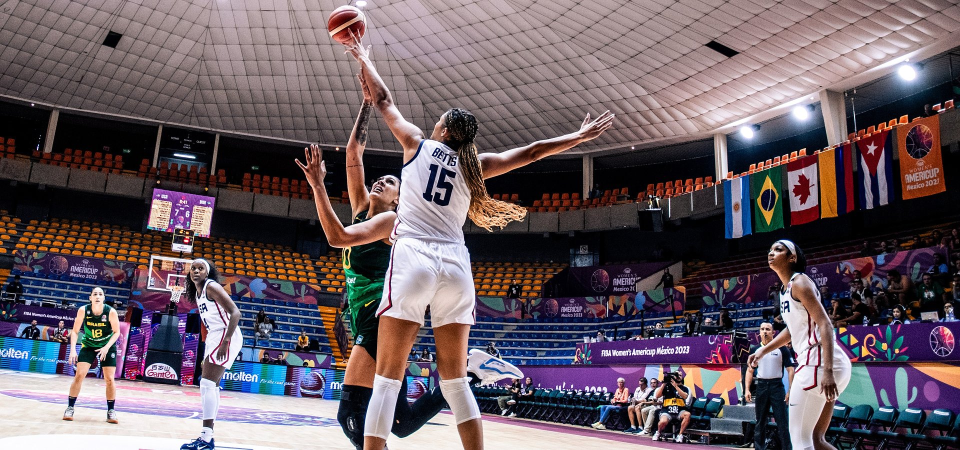USA Moves to 2-1 at Women's AmeriCup, Falls to Brazil 54-67