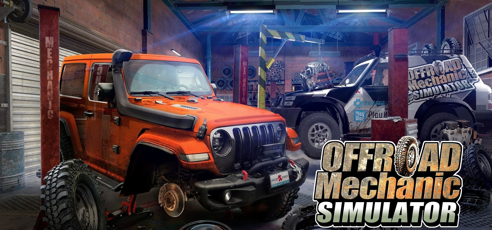 Unpaved roads, adrenaline, and hard work in the garage. Offroad Mechanic Simulator is coming to Steam!