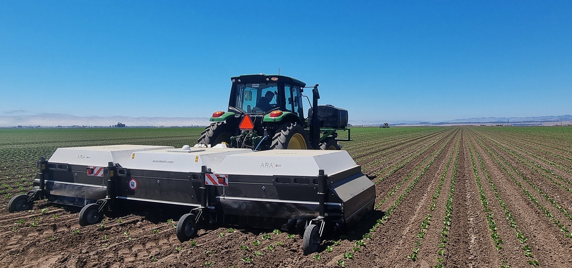 Le pulvérisateur intelligent ARA d'Ecorobotix entre sur le marché américain