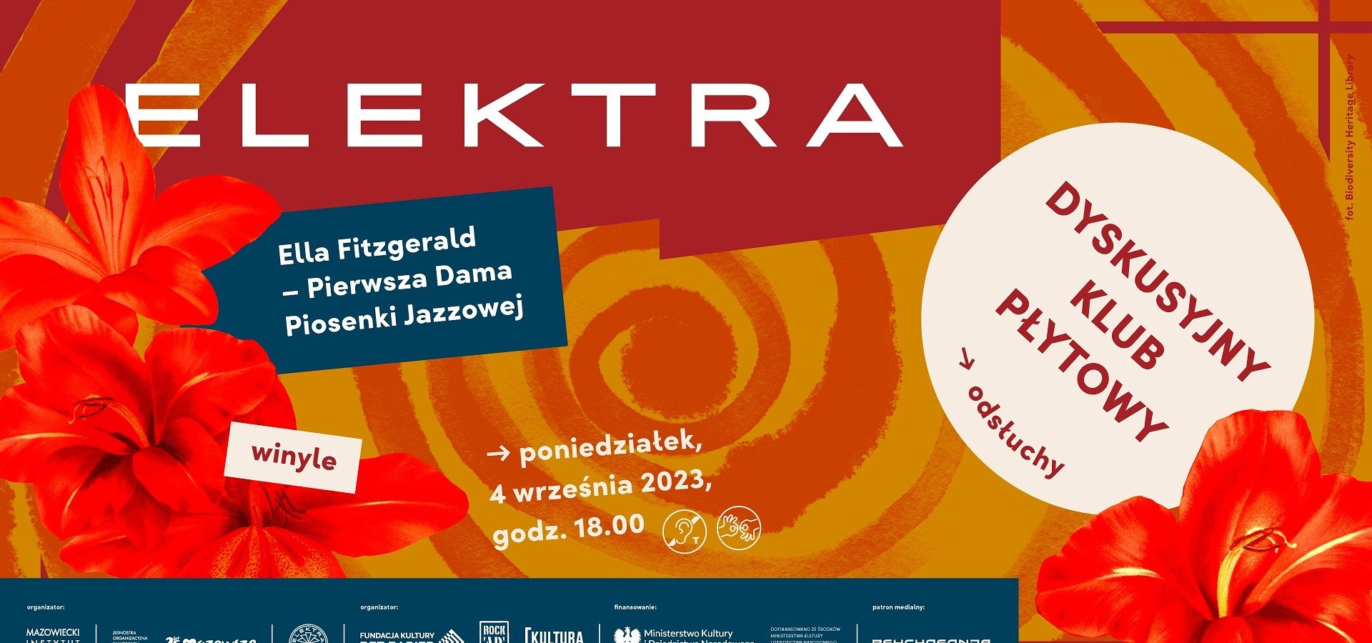 DYSKUSYJNY KLUB PŁYTOWY ELEKTRY. Odsłuchy: ELLA FITZGERALD - Pierwsza Dama Piosenki Jazzowej