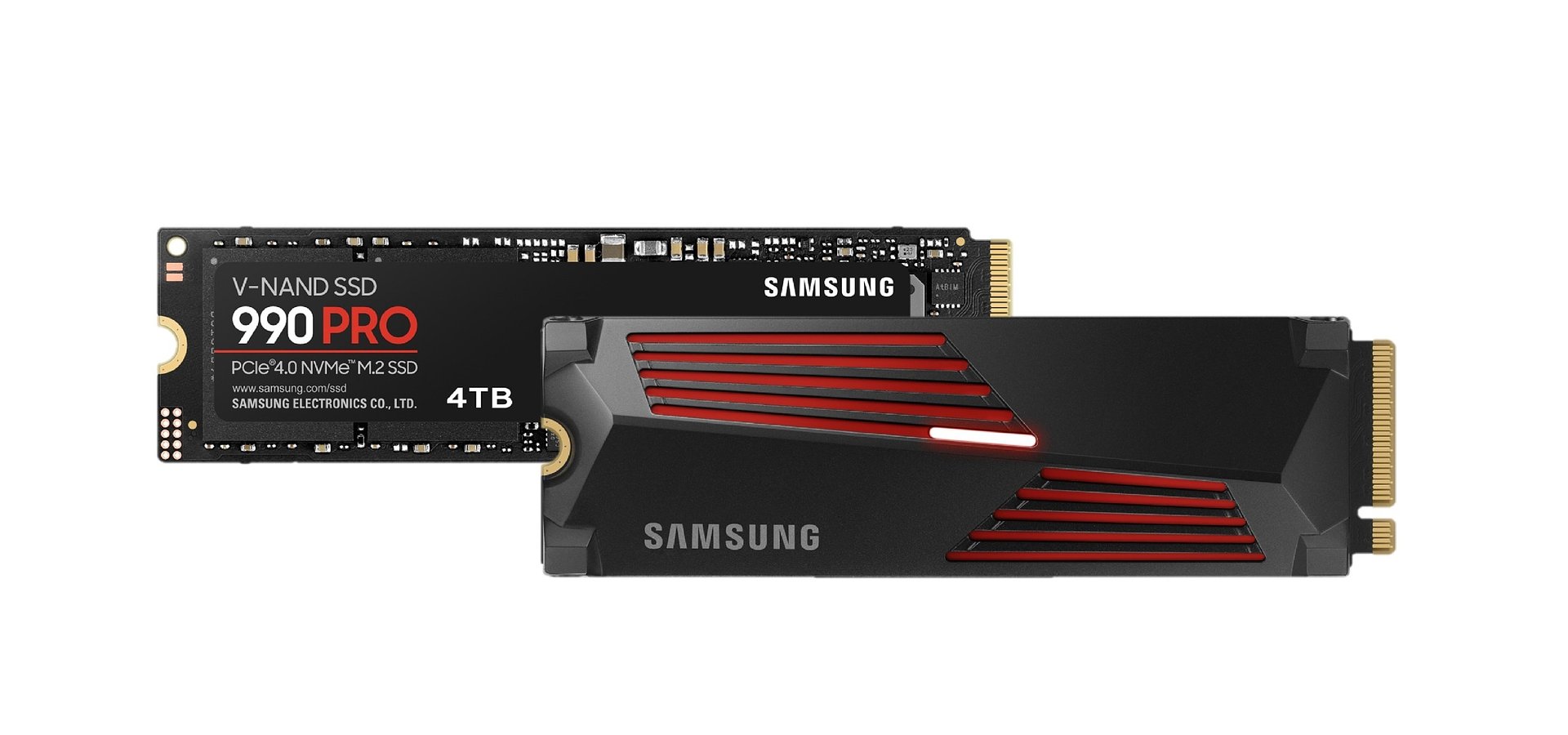 SSD disk serije 990 PRO od 4 TB društva Samsung Electronicsvrhunskih performansi i kapaciteta za igrače i kreatore