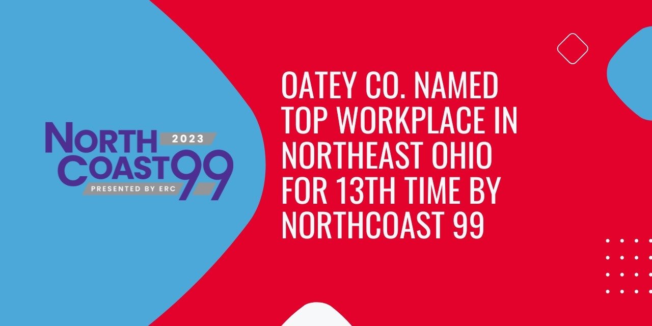 Oatey Co. Named Top Workplace in Northeast Ohio for 13th Time by NorthCoast 99
