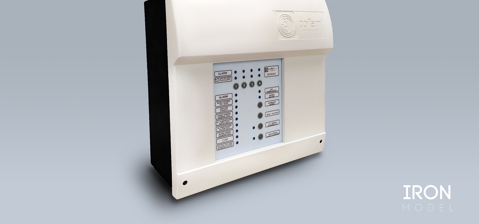 COFEM revolutionises fire safety with its new IRON compact conventional panel control