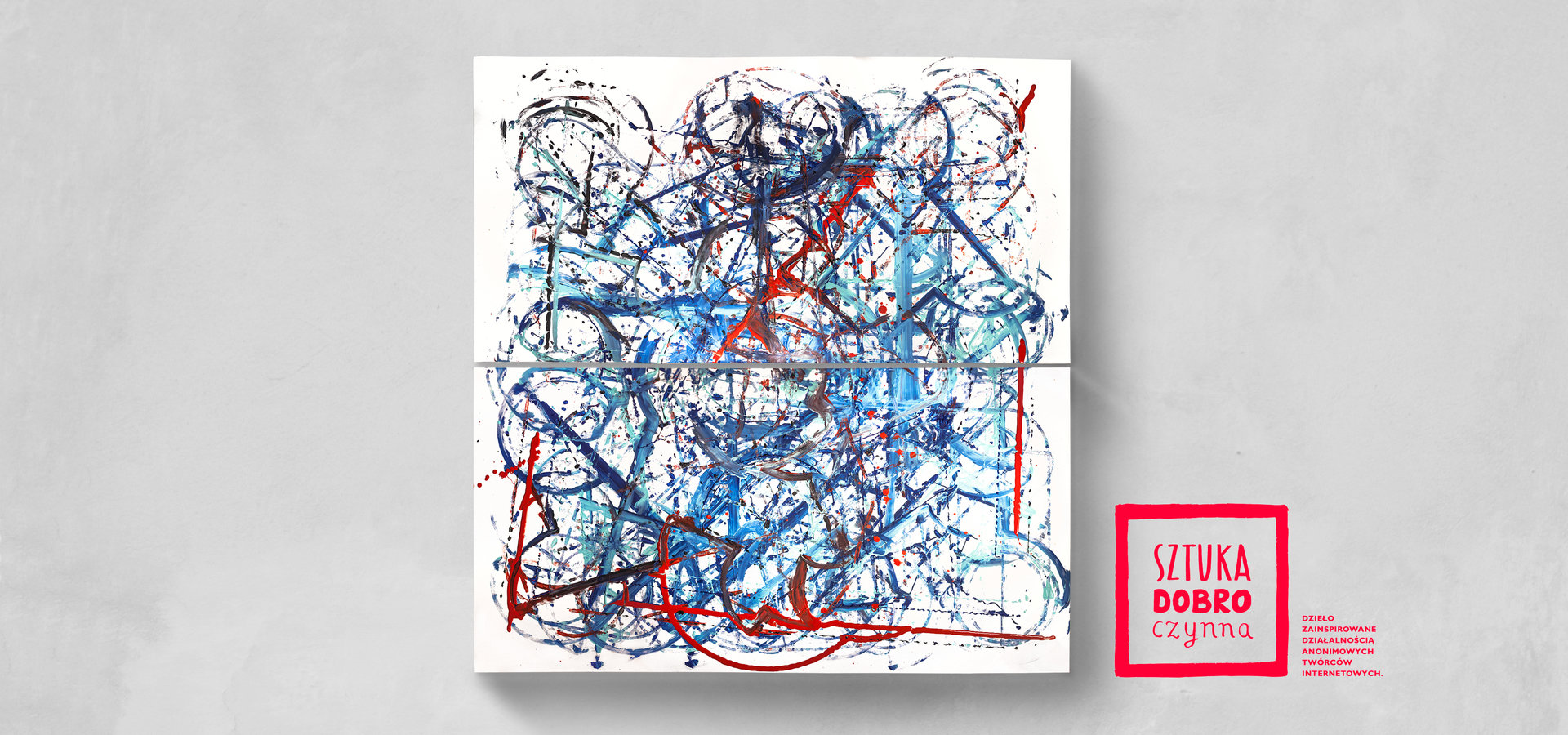 „Sztuka Dobro Czynna” – Obraz zmieniający komentarze internetowe w dzieło sztuki – na licytacji WOŚP