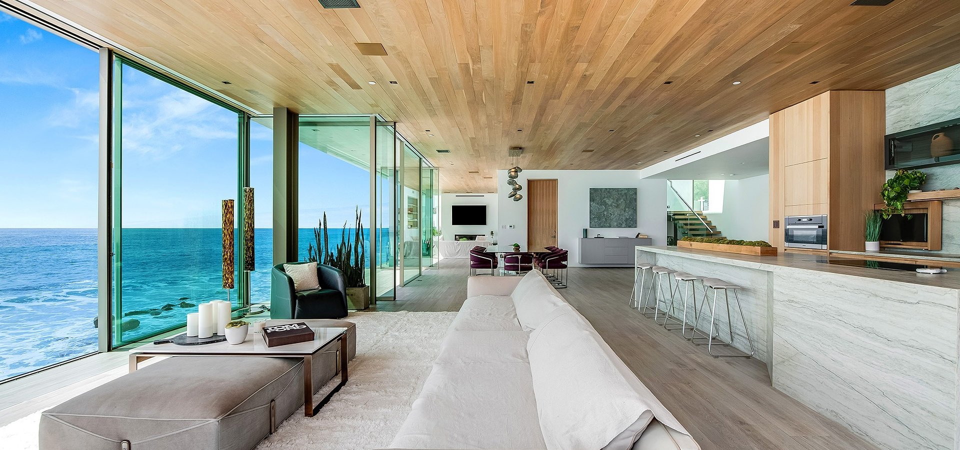 A World-Class Newly-Built Contemporary Oceanfront Masterpiece in Malibu Listed for $29.995 Million by Coldwell Banker Realty