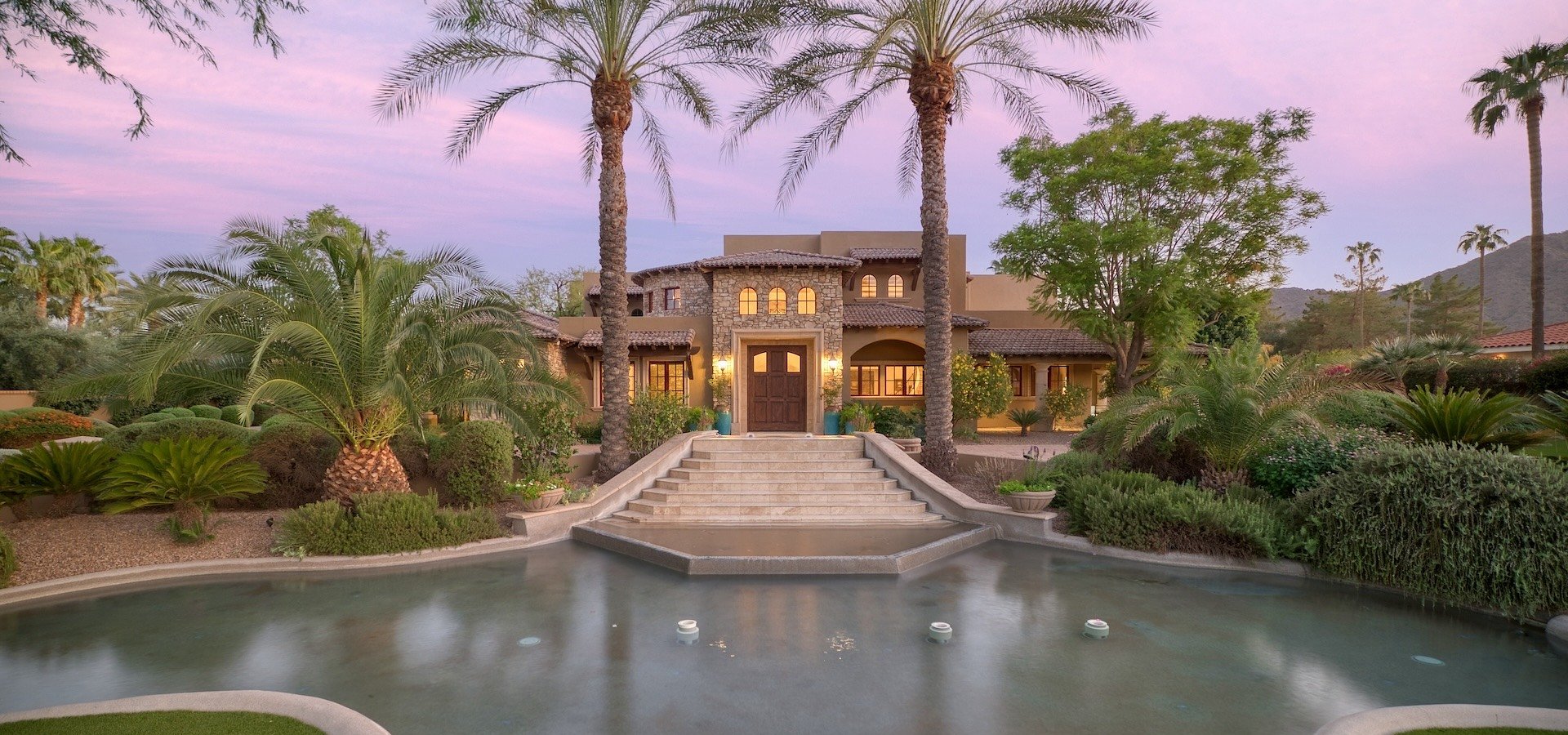 A Mediterranean-Style Estate with Two-Story Wine Room in Paradise Valley Listed for $7.95 Million by Coldwell Banker Realty