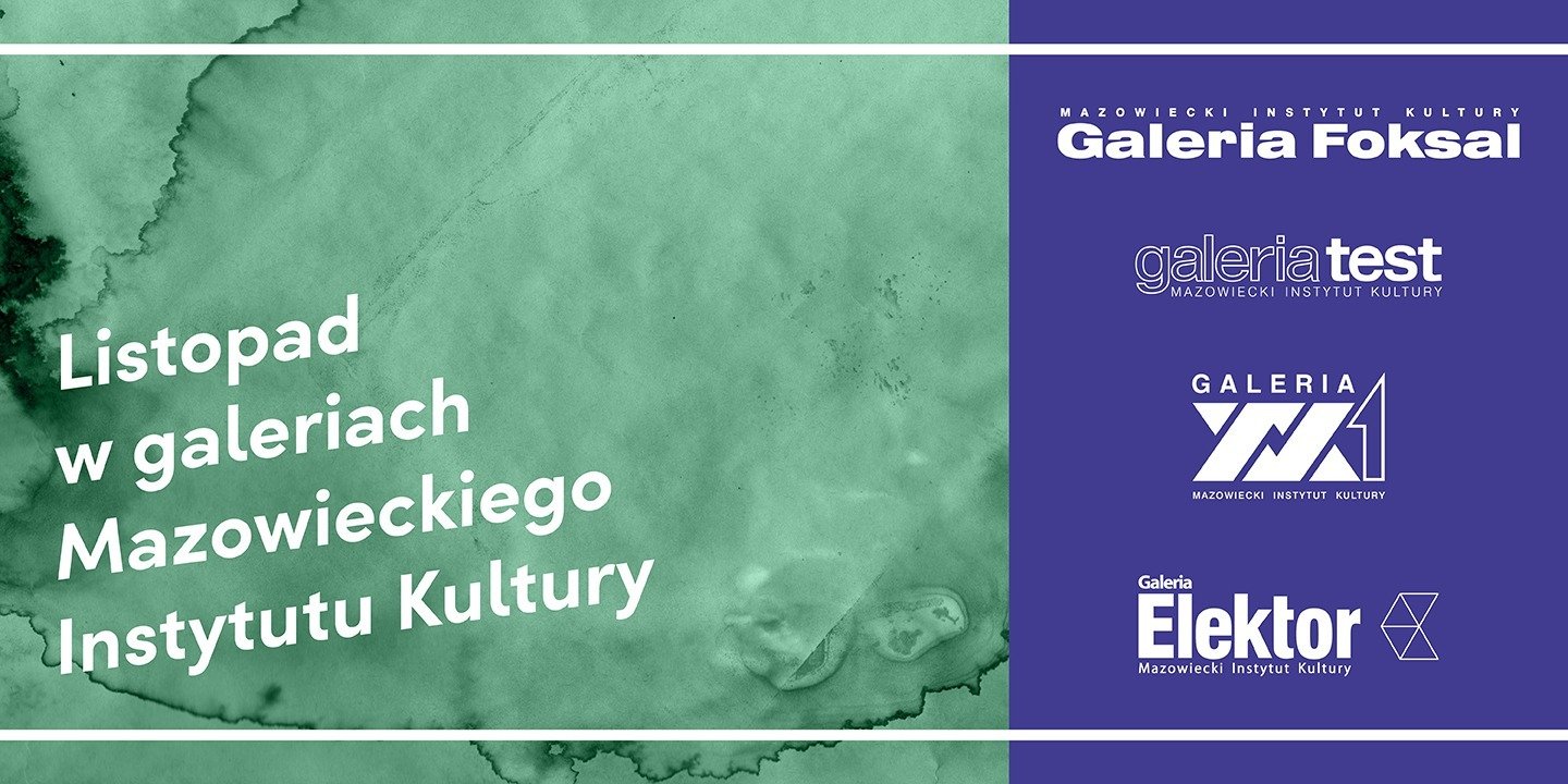 Wystawy malarstwa, sztuka abstrakcyjna i konceptualna w galeriach MIK w listopadzie