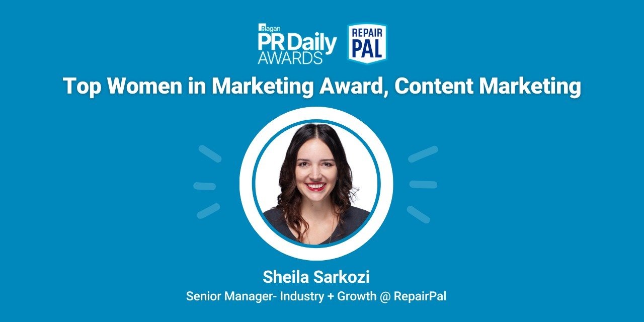 Sheila Sarkozi of RepairPal Honored with Top Women in Marketing Award