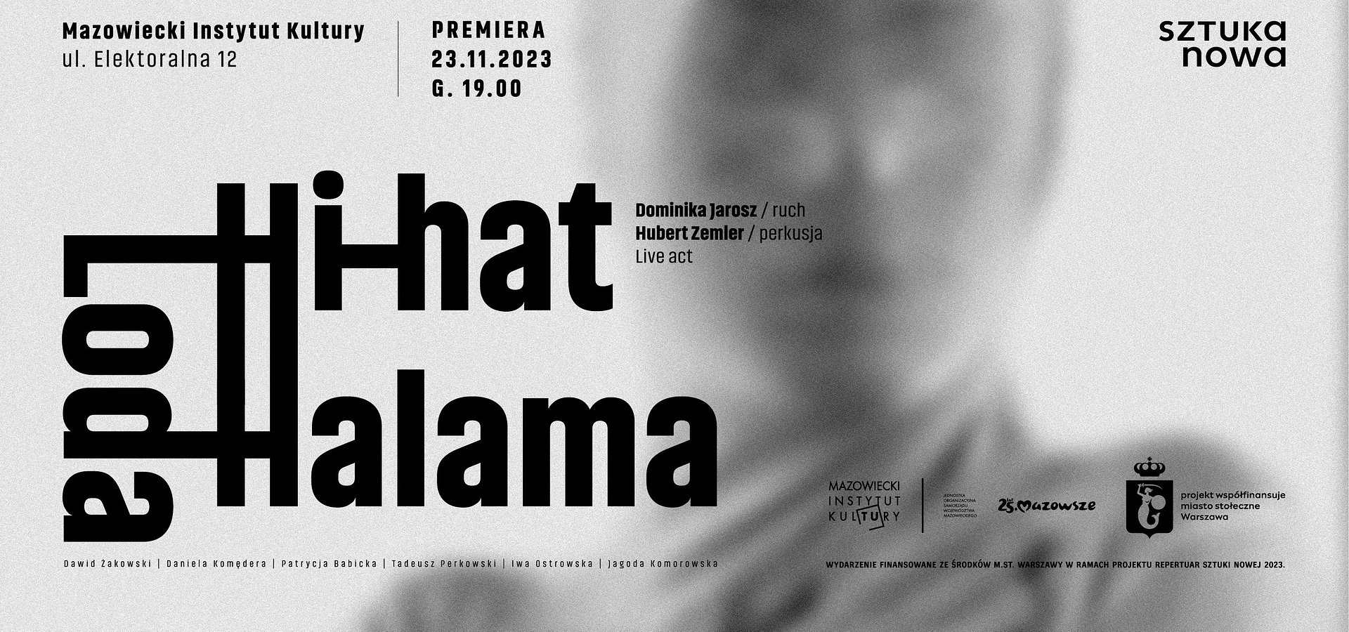 Dominika Jarosz i Hubert Zemler w HI-HAT LODA HALAMA - premiera!