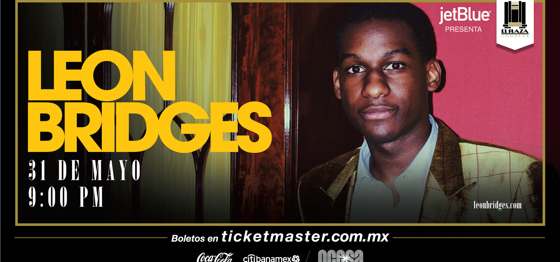 Leon Bridges por 1ra vez en México