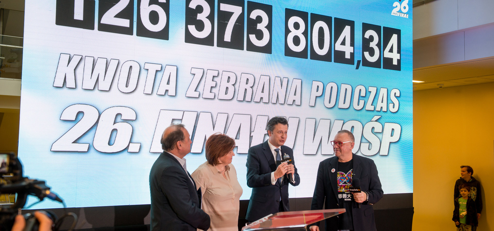 Rekordowy wynik zbiórki 26. Finału WOŚP!