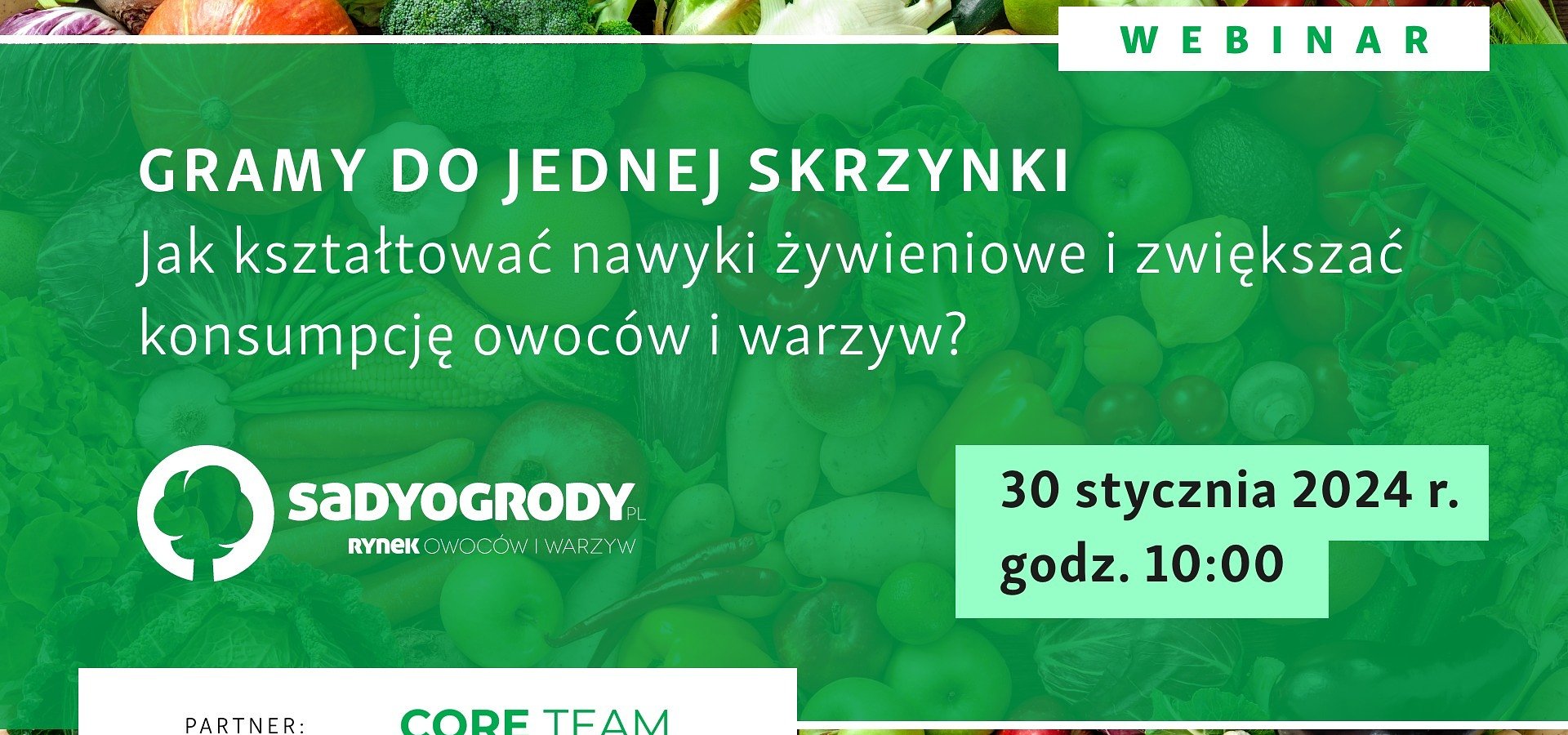 Gramy do jednej skrzynki – webinar o tym czego możemy nauczyć się od dietetyków?