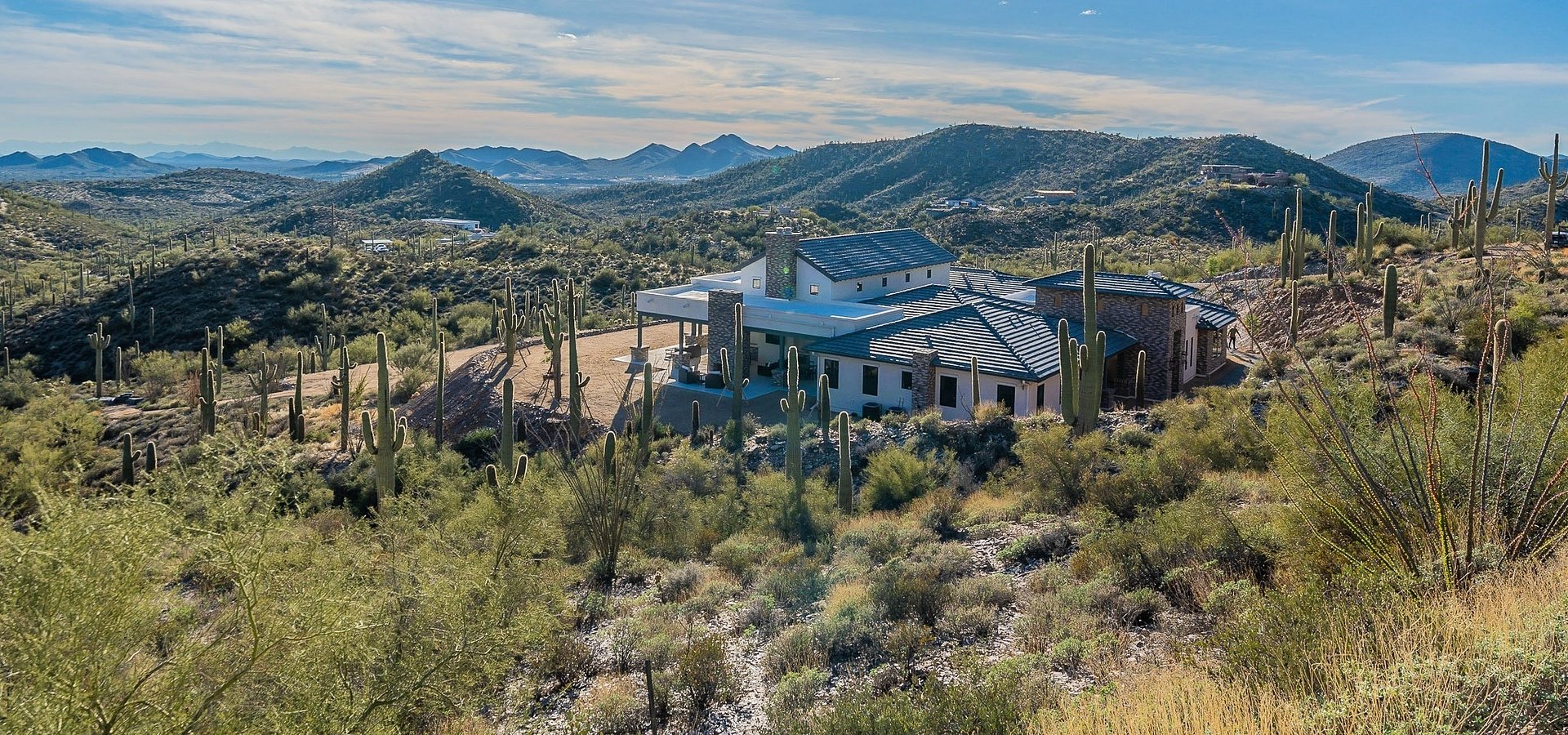New Mountainside Luxury Estate on more than 10 Acres with Mesmerizing Views in Cave Creek Listed for $5,999,999 by Coldwell Banker Realty