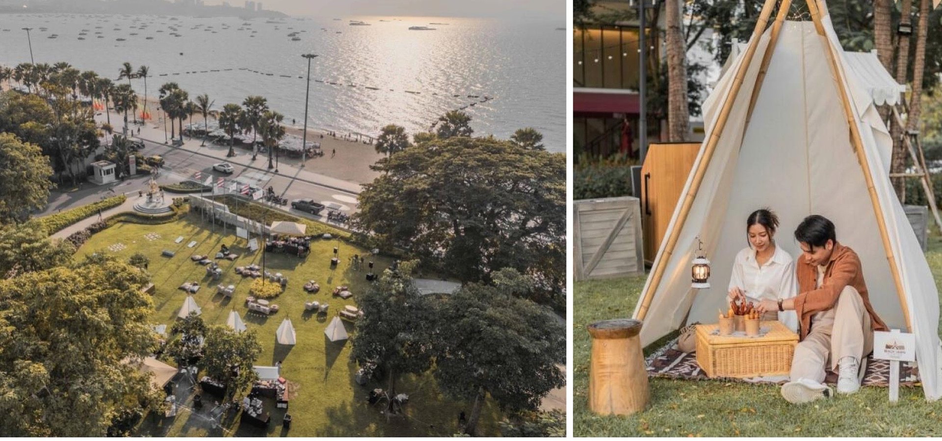 Amari Pattaya Launches Enchanting Beach Lawn Glamping Experience at Thailand’s Tranquil Pattaya Bay