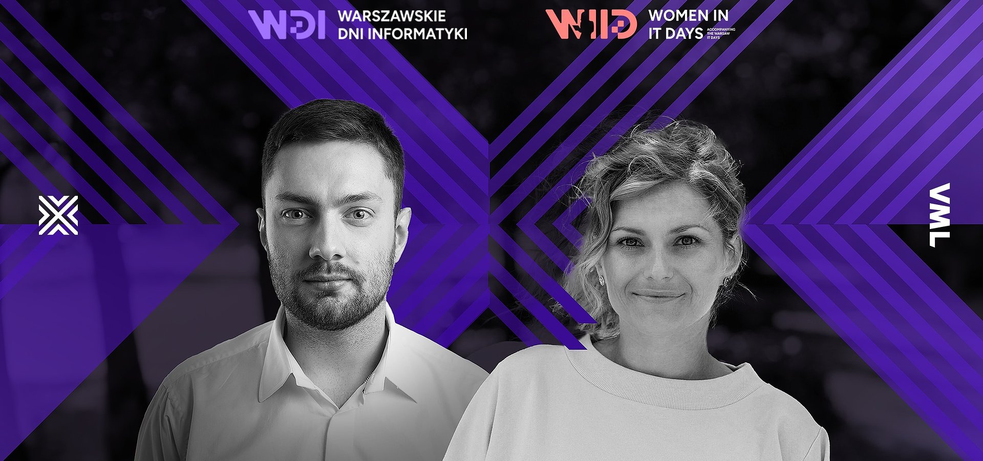 Mateusz Zając i Magdalena Owsiana na Warszawskich Dniach Informatyki 2024