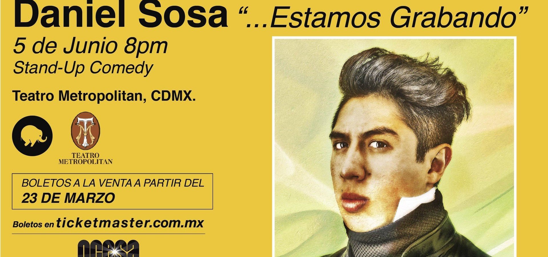 INVITACIÓN CONFERENCIA DE PRENSA DANIEL SOSA